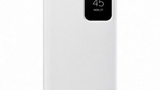 Husa telefon Samsung, Smart Clear View Cover pentru Samsung Galaxy S22+, White