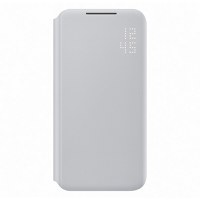 Husa telefon Samsung, Smart LED View Cover pentru Samsung Galaxy S22+, Light Gray - 1