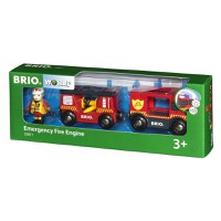 Locomotiva de pompieri, Brio, Multicolor - 1