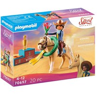 Playmobil Figures, Prude la Rodeo in Miradero, 70697, Multicolor - 1