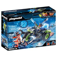 Playmobil Top Agents, Tricicleta pentru gheata si rebelii arctici, 70232, Multicolor - 1