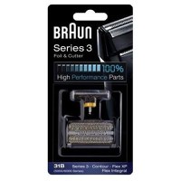 Rezerva aparat de ras electric Braun 31B, compatibil cu Seria 3/5/6, Contur, Argintiu - 1