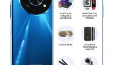 Telefon mobil Honor Magic 4 Lite, 5G, Dual Sim, 128GB, 6GB RAM, Ocean Blue