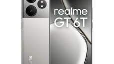 Telefon Mobil Realme GT 6T, 8GB RAM, Memorie 256Gb, Dual Sim, NFC, 5G, Argintiu Fluid