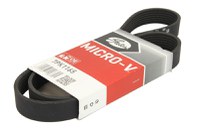 Curea transmisie caneluri GATES Multi-V-belt 7PK1165 NISSAN Lungime 1165mm Latime 24.9mm 7 nervuri Negru - 1