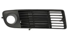 Grila ventilatie bara protectie BLIC Fata Dreapta Audi A6 C5 Allroad C5 01.97-08.05 Negru Plastic Cu Gauri Lampa Ceata