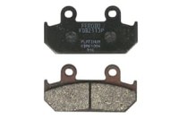 Plăcuțe de frână față, utilizare: route, material: platinum-P, 81,2x42x9,5mm compatibil: HONDA CBR 600 1991-1994 - 1