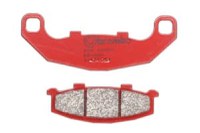 Plăcuțe de frână față, utilizare: route, material: sinter-SA, 38,7x106,1x7,6mm compatibil: KAWASAKI EX, GPX, GPZ, KR-1, ZR, ZX-4, ZXR; SUZUKI GSX, RG, RGV 250-1100 1987-2020 - 1