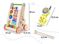 Antepremergator educational 6 in 1 din lemn - 11