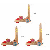 Antepremergator interactiv reglabil si pliabil Multicolor din Lemn - 3