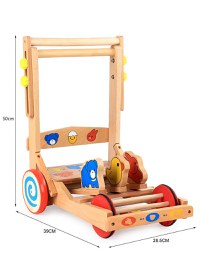 Antepremergator interactiv reglabil si pliabil Multicolor din Lemn - 8