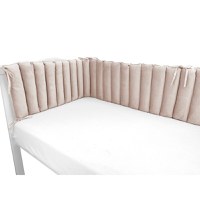 Aparatoare pentru patut MimiNu tip panou 180 cm Beige Pink - 4