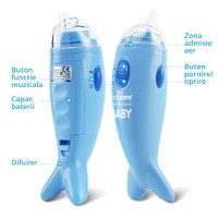 Aspirator nazal electric EasyCare Baby cu 2 viteze de aspiratie si melodii - 2