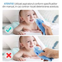 Aspirator nazal electric EasyCare Baby cu 2 viteze de aspiratie si melodii - 4