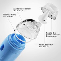 Aspirator nazal electric EasyCare Baby cu 2 viteze de aspiratie si melodii - 7