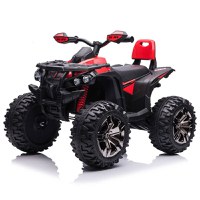 ATV electric 4 x 4 QLS-3288 pentru copii rosu - 3