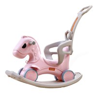 Balansoar 3 in 1 Nichiduta cu maner parental Pony Roz - 2