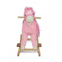 Balansoar calut Moni din plus pentru copii Pink Horse - 2