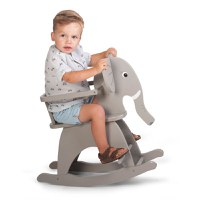 Balansoar din lemn 65x36x61 cm elefant Childhome - 3