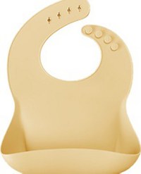 Baveta Basic Bib Minikoioi 100 premium silicone mellow yellow - 4