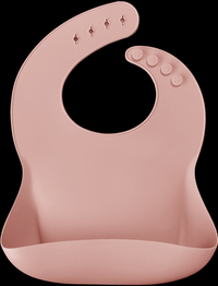 Baveta Basic Bib Minikoioi 100 premium silicone pinky pink - 1