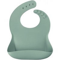 Baveta Basic Bib Minikoioi 100 premium silicone river green - 4