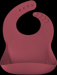 Baveta Basic Bib Minikoioi 100 premium silicone velvet rose - 1