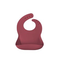 Baveta Basic Bib Minikoioi 100 premium silicone velvet rose - 4