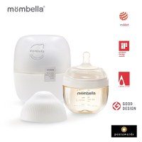 Biberon Anticolici Mombella Brest-Like120ml Tetina S flux lent PPSU Ivory - 6