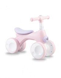 Bicicleta cu lumini sunet si difuzor de balonase Momi Tobis Pink - 6