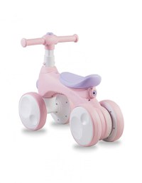 Bicicleta cu lumini sunet si difuzor de balonase Momi Tobis Pink - 3