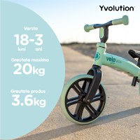 Bicicleta echilibru Yvolution Y Velo Junior Eco green - 7