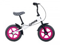 Bicicleta fara pedale 11 inch cu frana Nemo Pink - 6