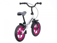 Bicicleta fara pedale 11 inch cu frana Nemo Pink - 7