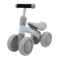 Bicicleta fara pedale cu 4 roti din plastic SporTrike albastru - 9