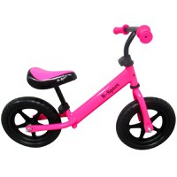 Bicicleta fara pedale cu roti din spuma Eva R-Sport R7 roz - 3