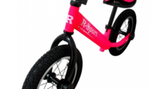 Bicicleta fara pedale cu roti gonflabile R2 R-Sport roz