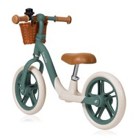 Bicicleta fara pedale Lionelo Alex Plus cu roti din spuma Eva 12 inch Green Forest - 3