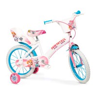 Bicicleta fetite cu roti ajutatoare si cosulet Paw Patrol Girl 14 inch - 13