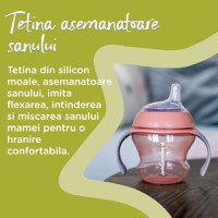 Cana de tranzitie Tommee Tippee 150 ml 4-7 luni portocaliu - 3