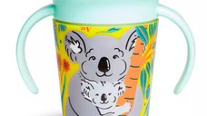 Cana Miracle 360 Munchkin cu manere WildLove 177ml 6L+ koala