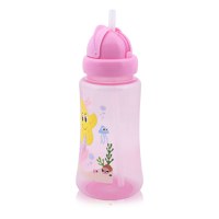 Cana sport cu pai moale 12 luni+ 330 ml Pink - 1