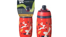 Cana Tommee Tippee Sportee izoterma cu protectie Bacshiels 266 ml Rosu