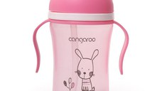 Canuta cu pai si manere 300 ml Cangaroo Pink