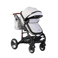 Carucior 2 in 1 cu suspensii Gala Leather Grey - 7