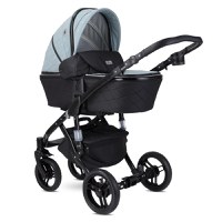 Carucior 2 in 1 Rimini Premium Silver Blue Stars - 2