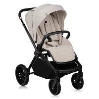 Carucior 3 in 1 reversibil Lionelo Mika Plus bej - 1