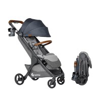 Carucior Compact Metro+ Deluxe Ergobaby London Grey - 4