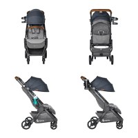 Carucior Compact Metro+ Deluxe Ergobaby London Grey - 3