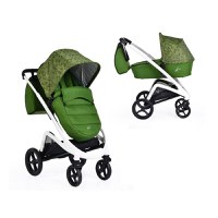 Carucior modular 2 in 1 Cangaroo S-Line Green + CADOU Pompa de san electrica Little Mom Easy Touch - 2